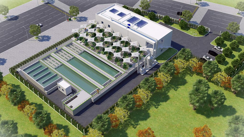 Khu xử lý nước thải vinhome