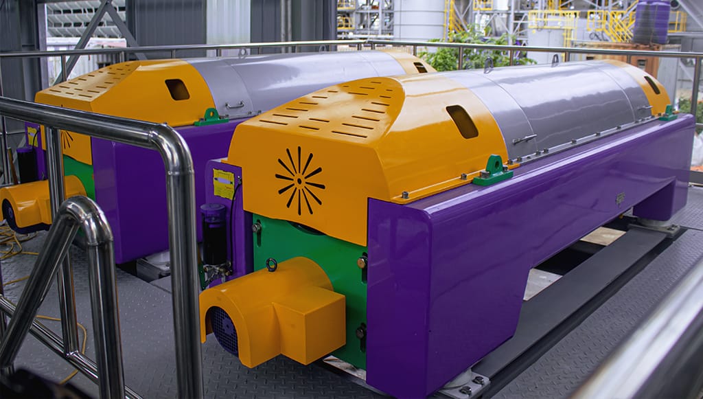 dự án máy ép bùn ly tâm