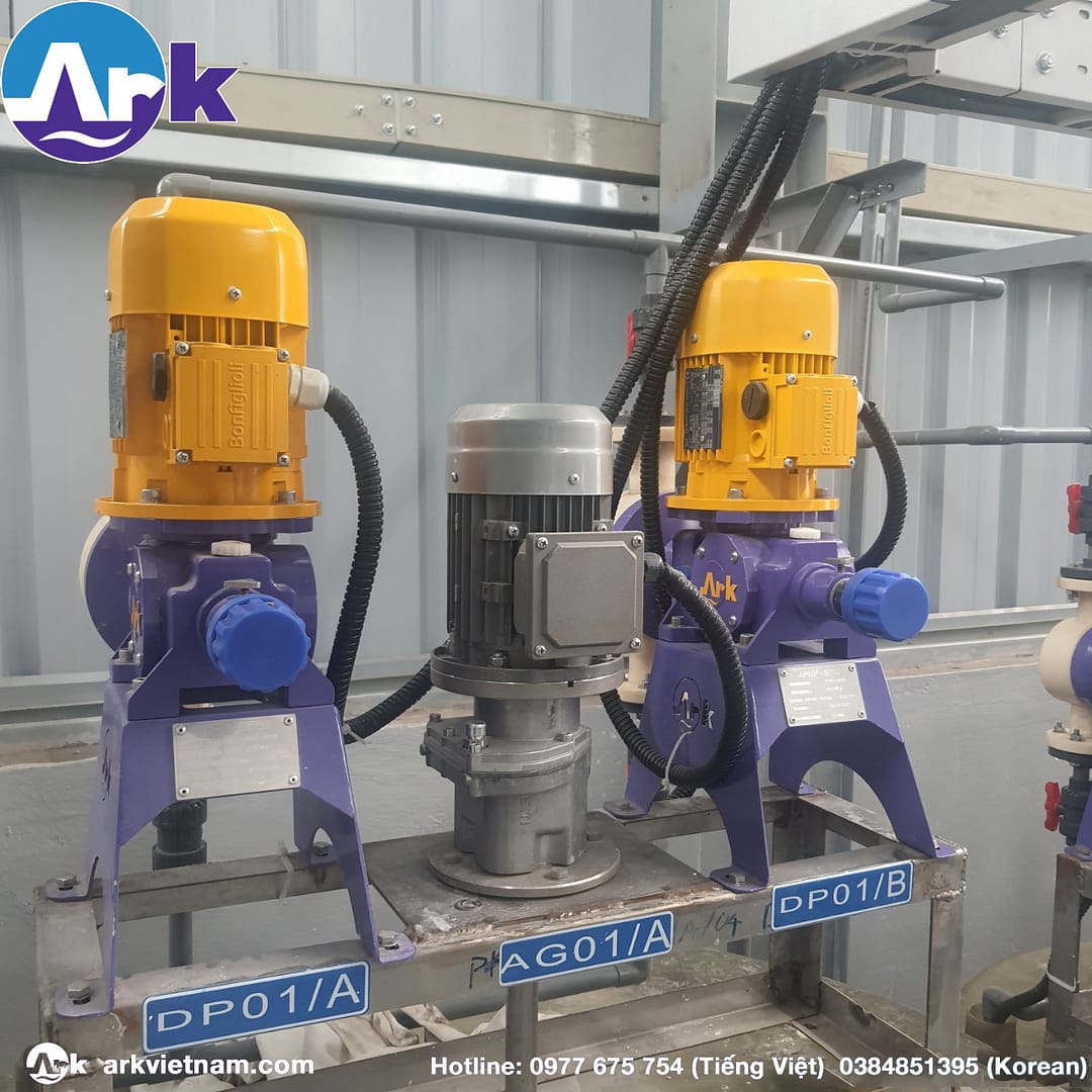 bơm định lượng hóa chất ứng dụng