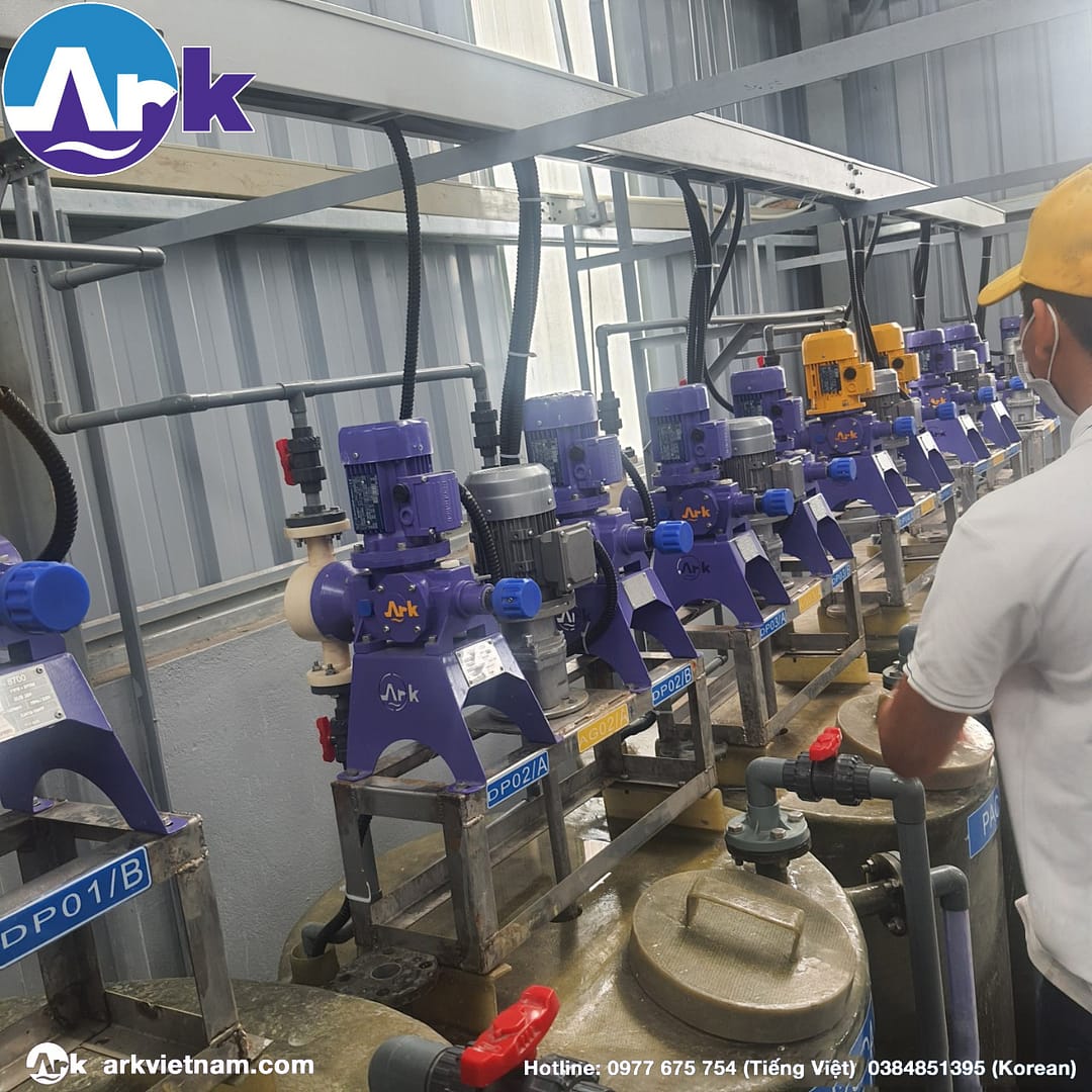 bơm định lượng hóa chất ứng dụng
