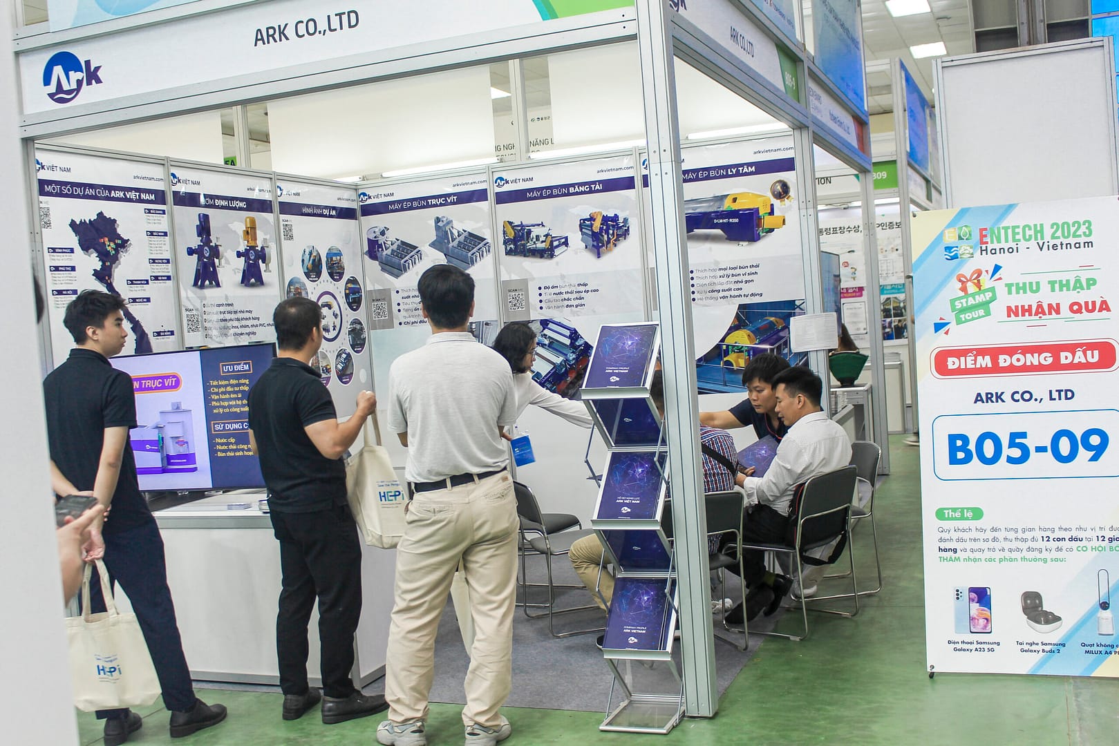 Gian Hàng ARK Tại Triển Lãm Entech Hà Nội