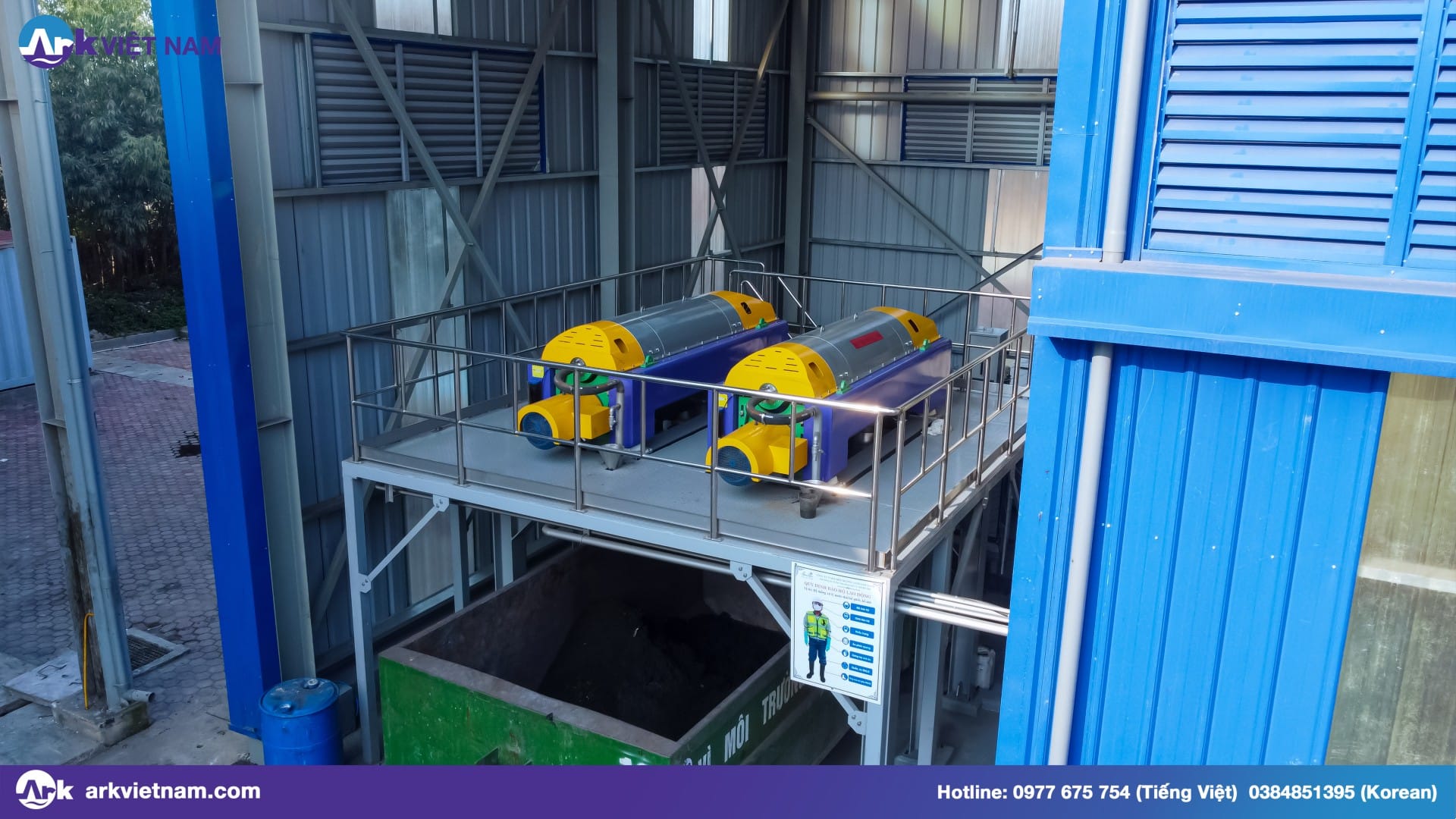 kiểm tra máy ép bùn ly tâm