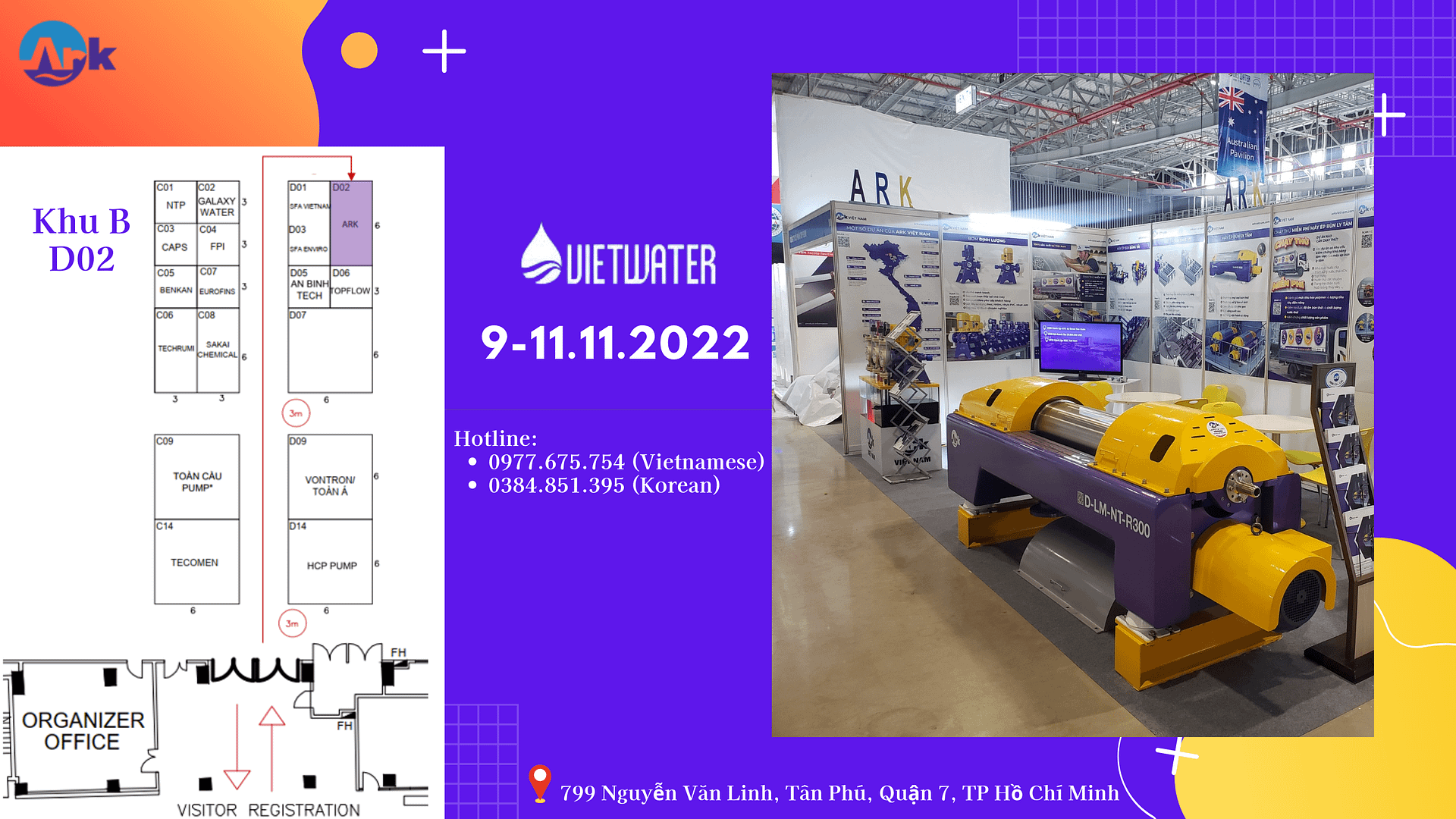 Vietwater 2022 bản đồ chỉ dẫn