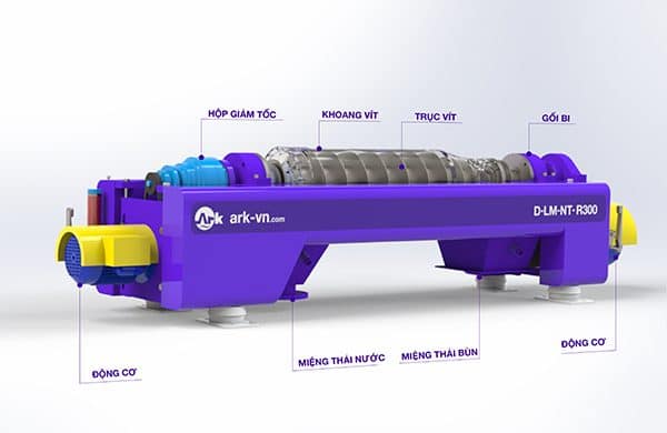 Sửa chữa máy ép bùn ly tâm